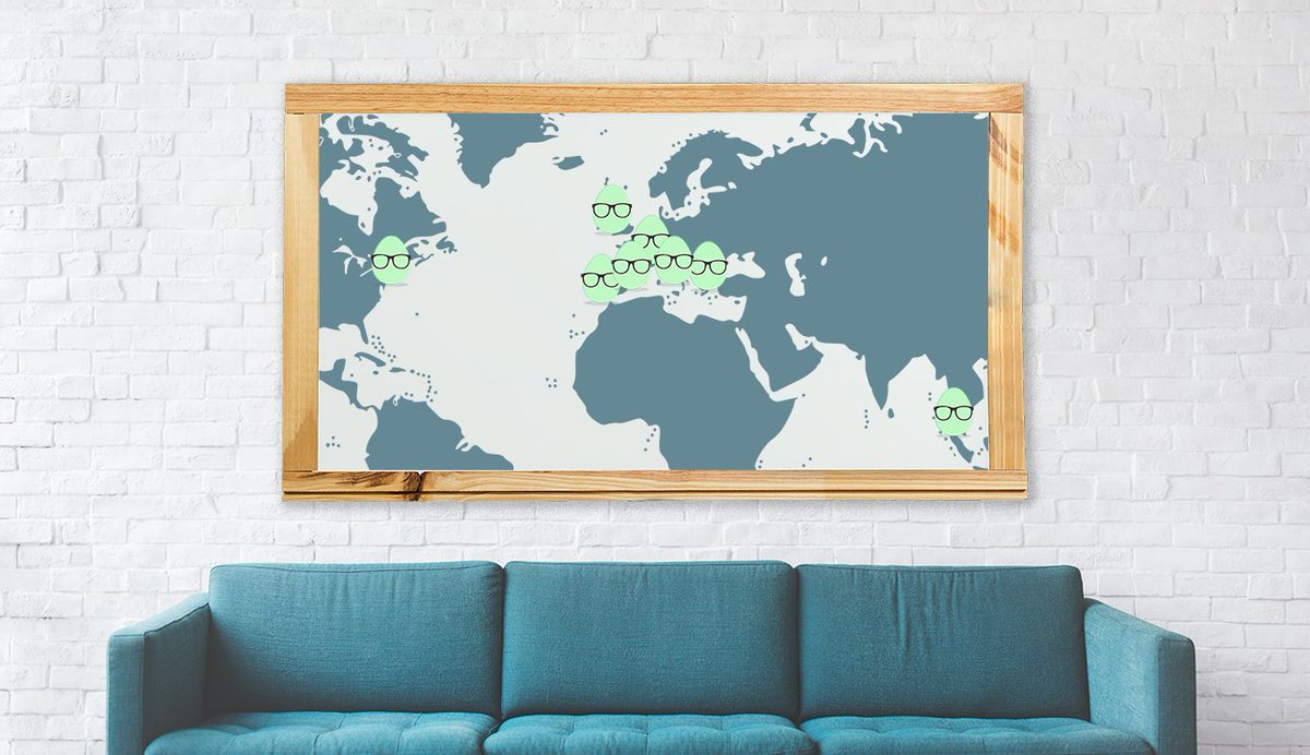 Produktivität hat keinen Standort. 🥚💻

Genau deswegen haben wir im vergangenen Jahr an 9 verschiedenen Standorten gearbeitet.

SPOILER 🤫: nächste Woche kommt ein weiterer Standort dazu! 

Stay Up2Date &amp; say #Yes to #REMOTE. 

#digital #travel #workspace #digitalnomads