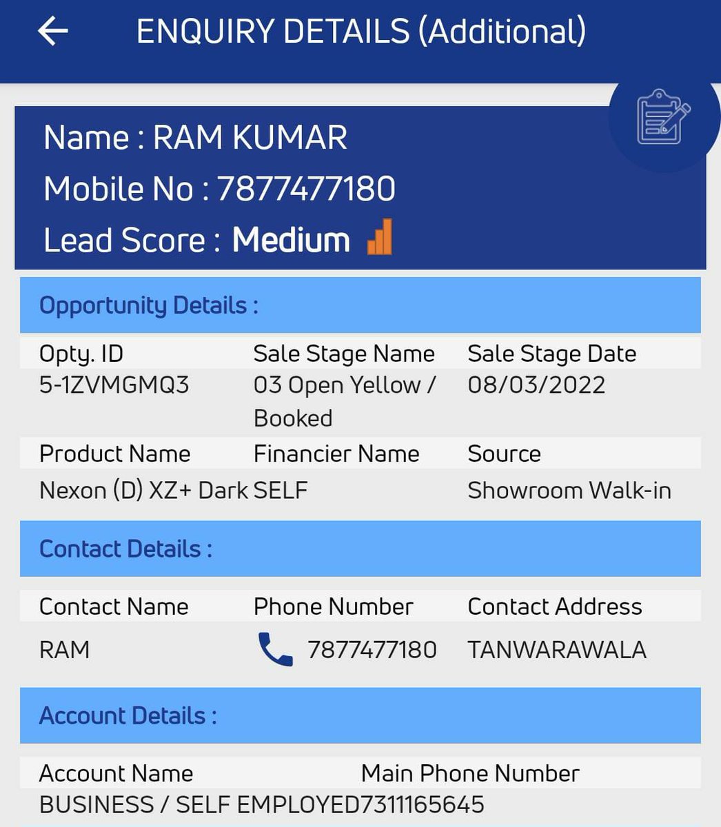 ramsaharan's tweet photo. I have booked Tata #nexon xz+ dark edition car on 6th of March 2022 and the waiting period was  25-30 days, as committed by the Bikaner dealership. I have taken a loan on 28th of March and I have to  pay this  month's Emi for my car loan, But car is not yet billed and delivered https://t.co/xl3mTj5Mno