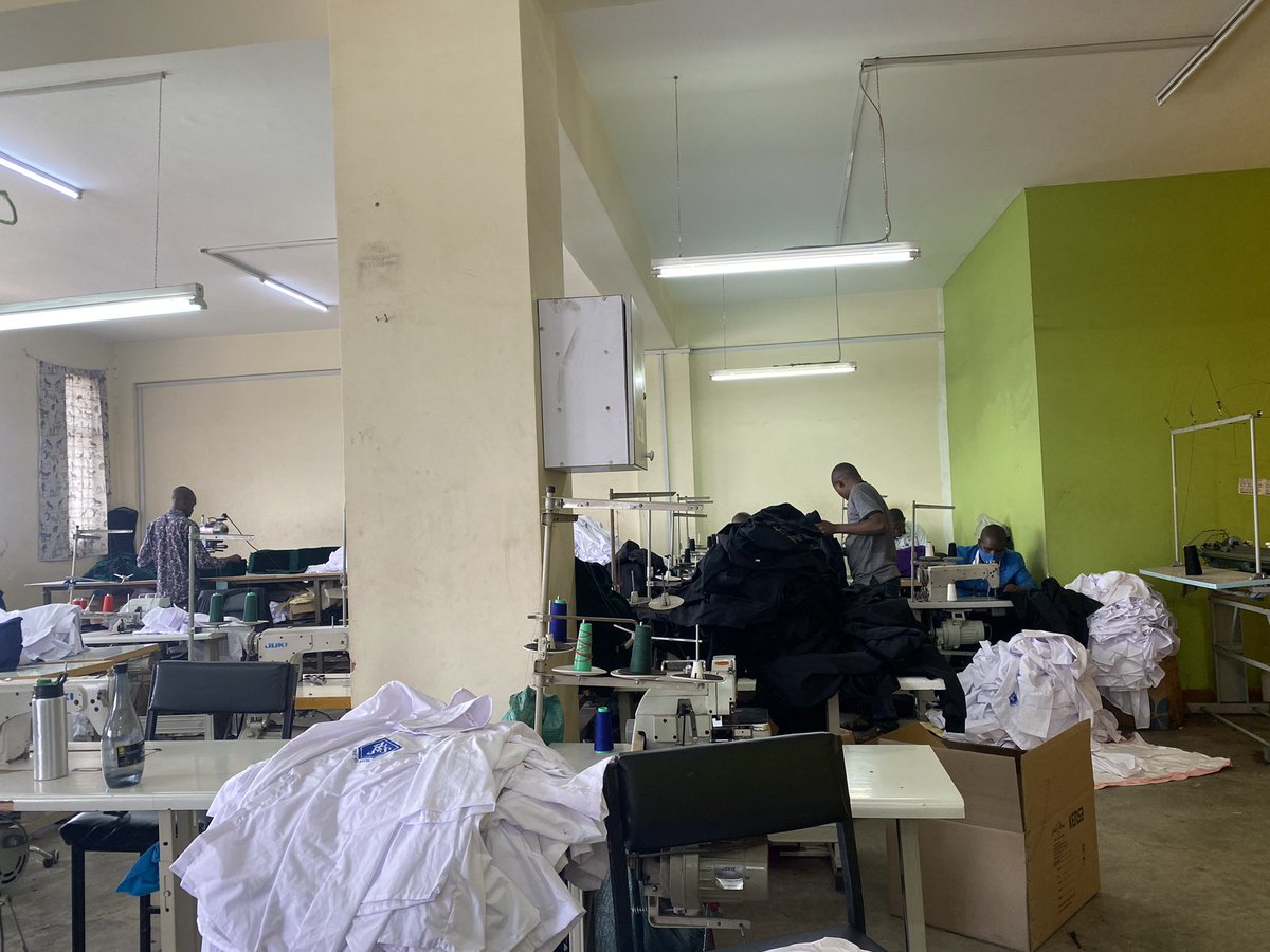 solidlaunch's tweet photo. We are in production this morning churning client orders.

Place your orders for all apparel. Aprons, Dustcoats, shirts, overalls, sweaters, fleece jackets, tshirts, polos. We are ready for you. 
0791608904
Info@solidlaunch.co.ke https://t.co/HsDcGyYD43