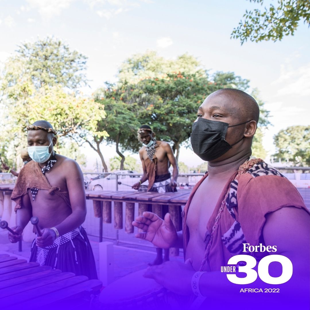 Forbes's tweet photo. The Forbes #Under30Africa Summit kicked off Sunday where attendees got a taste of Botswana. The celebration took place at the Gaborone open air market and square and was highlighted by local performers, opportunities for photos, and refreshments. #ForbesUnder30 https://t.co/O0MIY92PMu