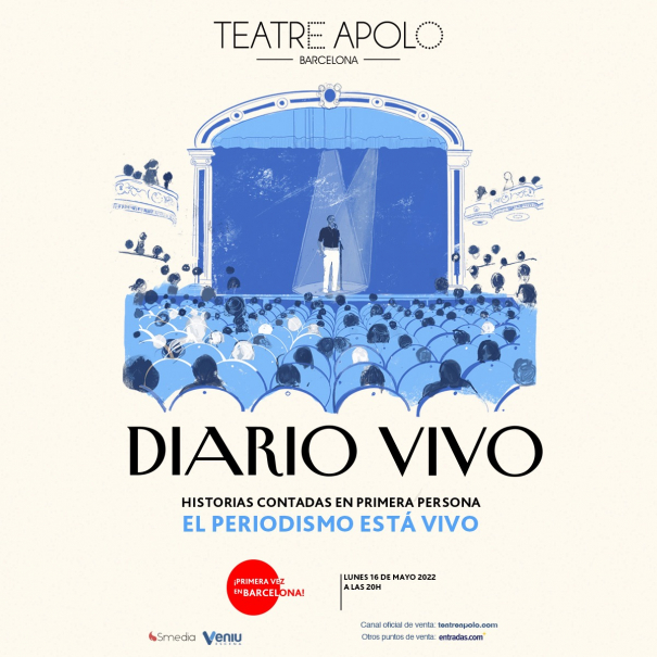 🎭Encara no saps què és el live journalism? Vine a la presentació de l'espectacle <a href="/diariovivo_/">Diario Vivo</a> a Barcelona

🗓️29/04
🕣11.00 h
📍<a href="/periodistes_cat/">Col·legi de Periodistes de Catalunya</a>
🗣️<a href="/FrancoisMusseau/">François Musseau</a> <a href="/masdexaxas/">Xavier Mas de Xaxàs</a> <a href="/tereturi/">Teresa Turiera-Puigbò</a>
 
🔗periodistes.cat/actualitat/not…
