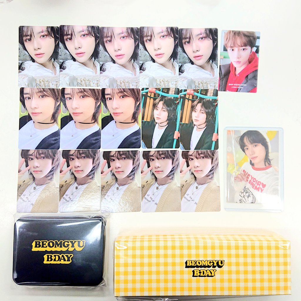 TXT Memoriesボムギュ 公式トレカ