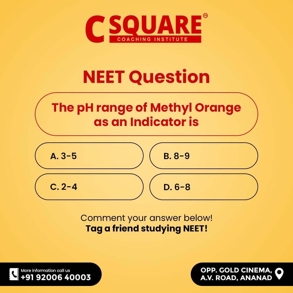 SquareInstitute's tweet photo. NEET students try your knowledge and comment below!
.
NEET, JEE Mains, and Advance, 11 &amp; 12th, 6th to 10th foundation.
We are a team of professionals who know the content and process of engineering and medical entrance exams inside out.
.
Call us on this number for more details https://t.co/nARpWahao8