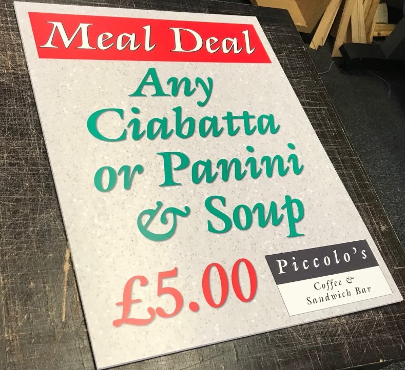 footprintcopy1's tweet photo. Some nice, fresh signage from Footprint copy to Piccolo's café, Street Tempura and Leven Wealth Management 
#Footprintcopy #printservices #FootprintcopyMaryhill
#G20 #Maryhill #socialenterprise #CCH https://t.co/CMLXFS3wx7