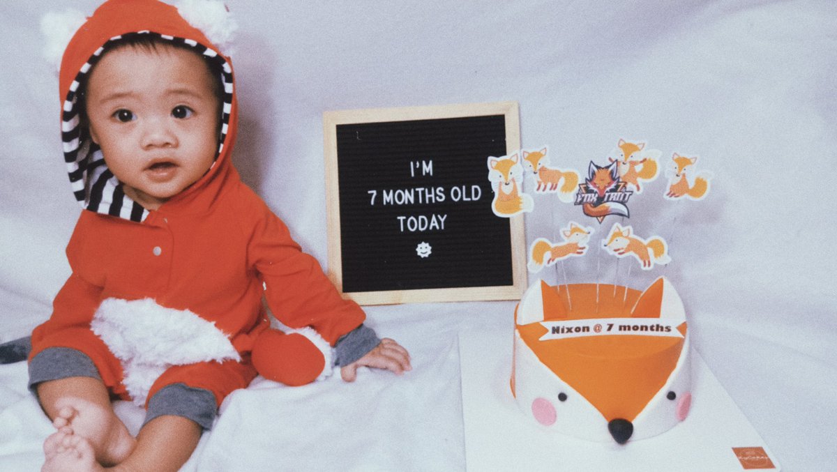 ChingFxT's tweet photo. What does the fox say? 🦊

Our Foxtrot baby turns 7 months today! 🥳

@Foxtrot_nfty
#VISarmy
#Foxtrot #RDG https://t.co/1ympdl9F1D