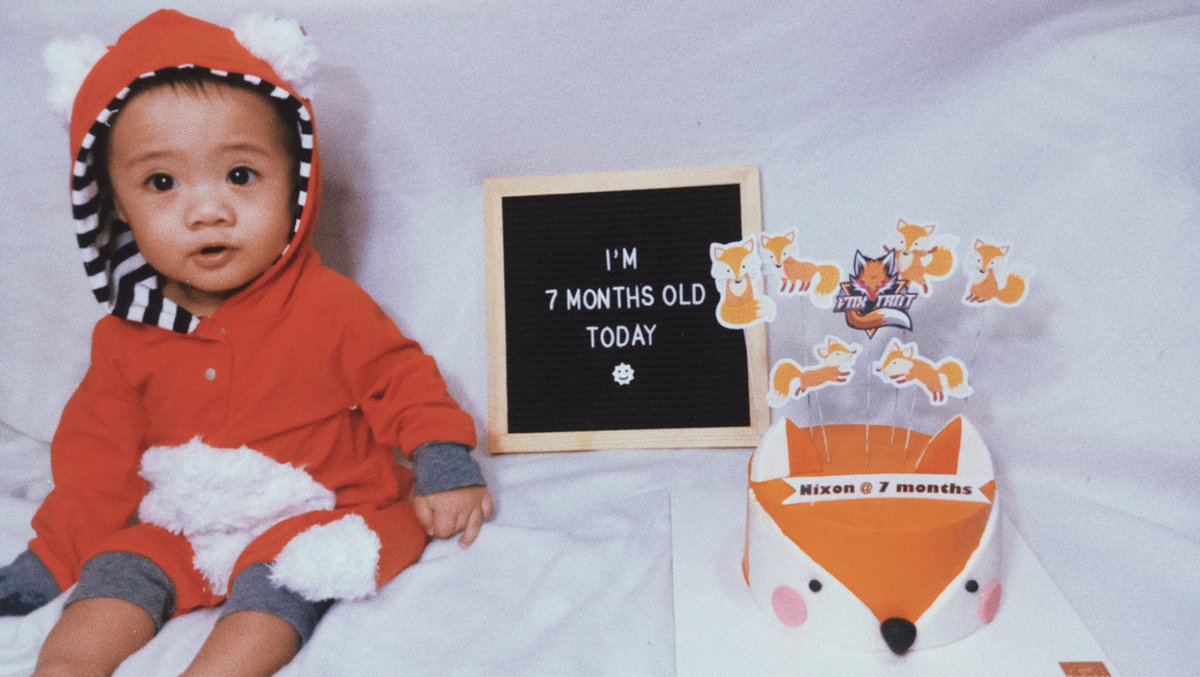 ChingFxT's tweet photo. What does the fox say? 🦊

Our Foxtrot baby turns 7 months today! 🥳

@Foxtrot_nfty
#VISarmy
#Foxtrot #RDG https://t.co/1ympdl9F1D
