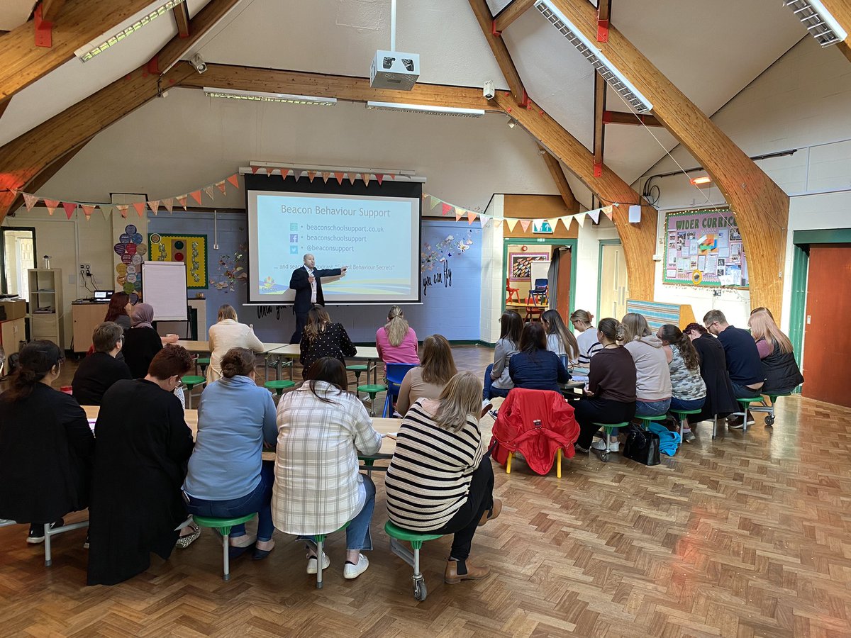 Good Morning, thank you for everyone attending our #SEMH and de-escalation training <a href="/TownJnrSchool/">Town Junior School</a>