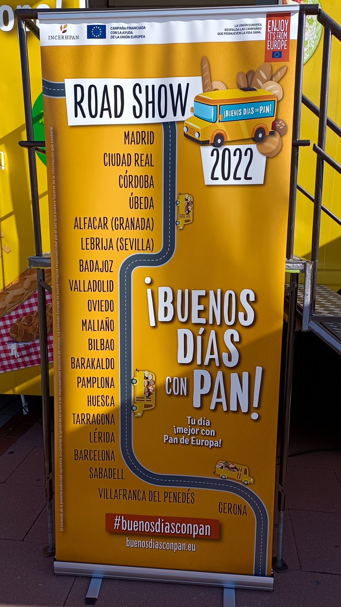 ¡Por fin llegó el día! Voy comienza el RoadShow 2022 de la campaña #buenosdiasconpan Primera parada: Madrid. El capitán Pantástico junto a la plaza de Toros de Las Ventas. ¡Os esperamos!
