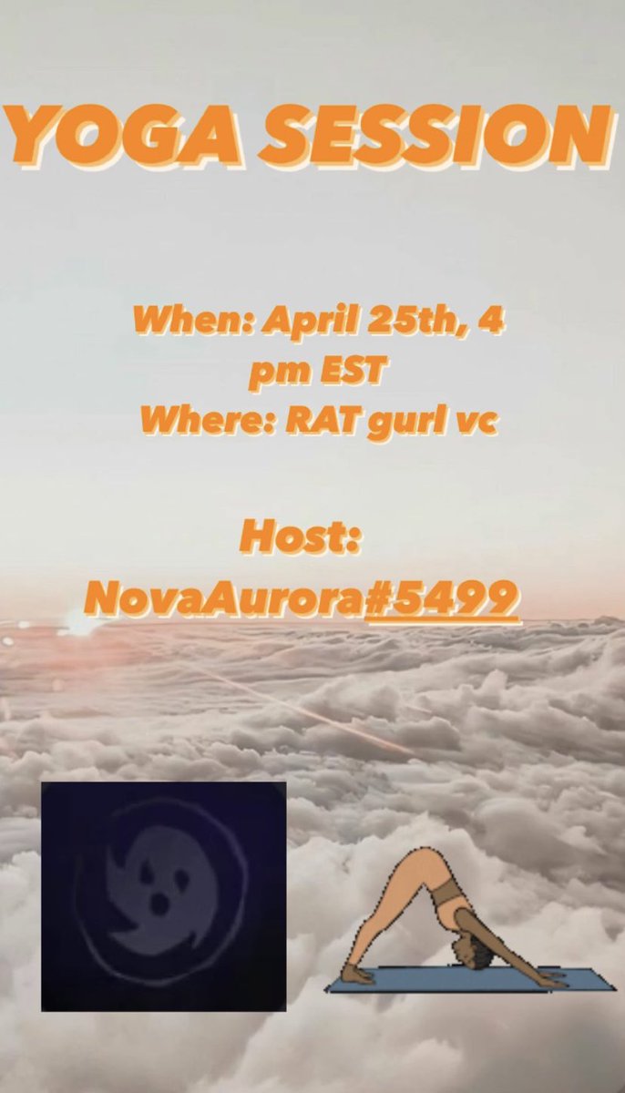 _NovaAuroras's tweet photo. Join me on a beginner friendly Yoga session at @projectPXN ‘s rat gurl vc 🧘‍♀️❤️ https://t.co/GmMWsBMmtv