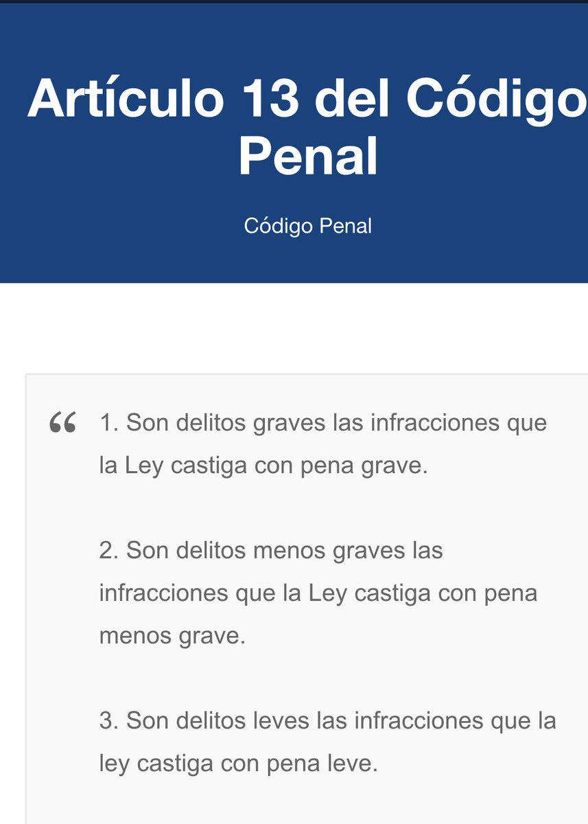 martorell94's tweet photo. Los 2 mejores artículos de todo el Código Penal y Código Civil, sin discusión. https://t.co/EJr6thVVAo
