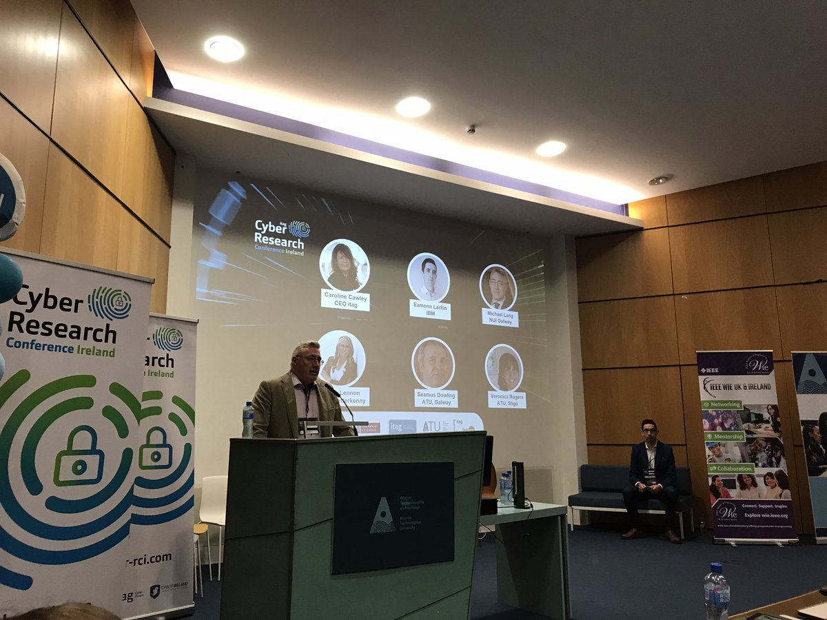 ATU_ResearchIE's tweet photo. Ireland’s first Cyber Research conference is underway @atu_ie @nuigalway @CyberIreland @SkillnetIreland @itagTech https://t.co/La1WTYnJP8