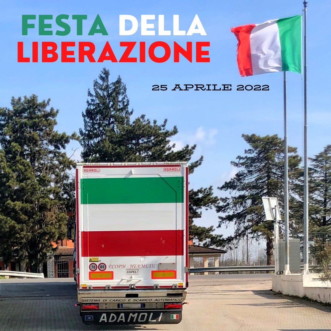 youadamoli's tweet photo. #adamoli #25aprile2022 #presidentielles2022 #movingfloor #semirimorchiperpassione #madeinitaly #FestadellaLiberazione https://t.co/w4AIFb5c0R