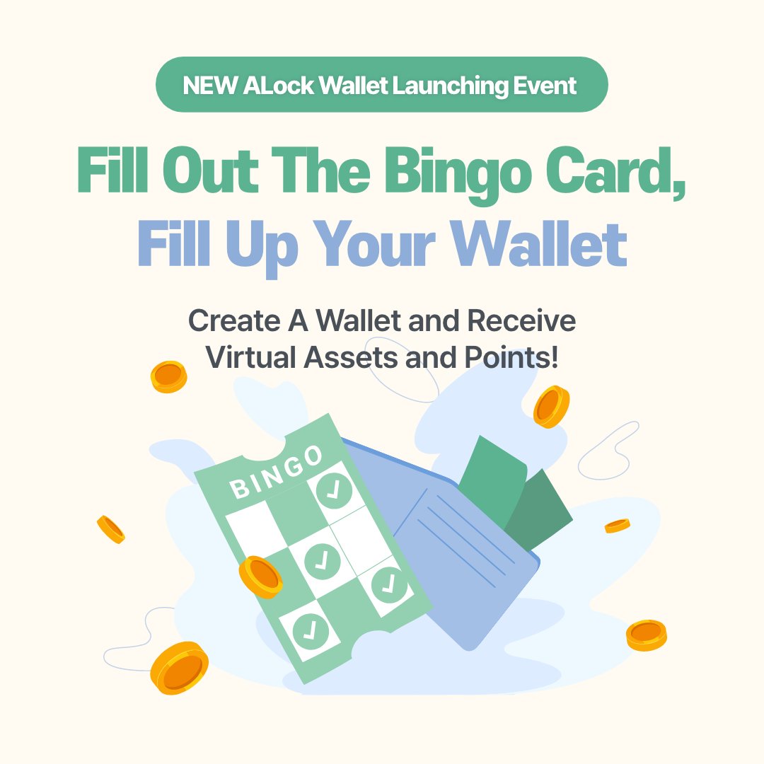 AFunCoLtd's tweet photo. 🎉Celebrate the launch of our new #ALockWallet

Get free 💰reward points and 🪙virtual assets just by creating a wallet and logging in for 15 days!

For old users of our previous app, you can even get an extra 500 reward points! (Remember to backup and restore your wallet😉) https://t.co/wt4R3XIPxq
