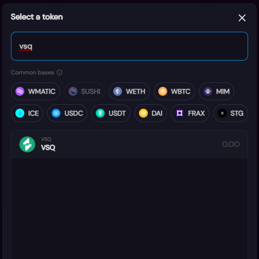 VESQHQ's tweet photo. 🍣 Recently, $VSQ is also listed by default on @SushiSwap!
🥳 Since we're hosting our DAI/VSQ LP on Sushi this was a no-brainer. They were very quick to process the request &amp; whitelisted our token last week!
💚 Special thanks to handsome @JarodYJK for putting in the request! https://t.co/Z4dblV2W3c