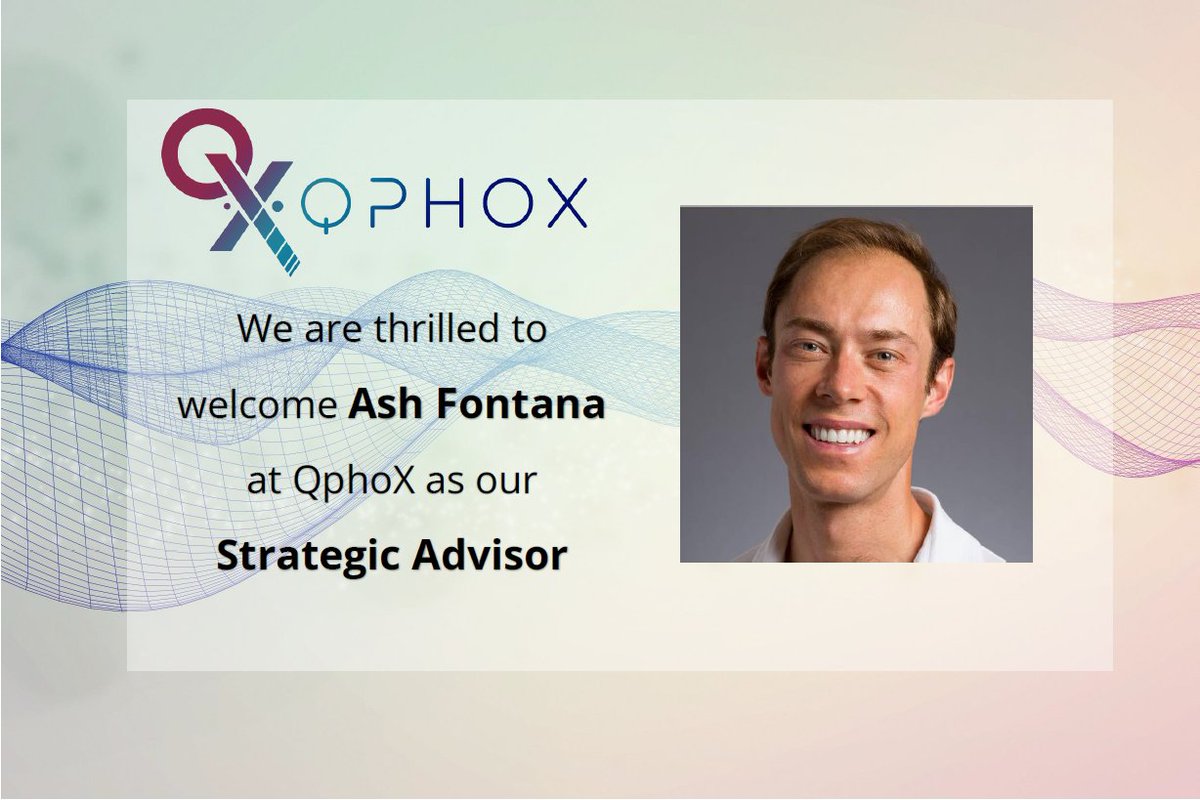 We are thrilled to welcome @ashfontana as our Strategic Advisor at QphoX @qphox_quantum!👏#quantum #quantumcomputing #quantumtechnology Read more: linkedin.com/feed/update/ur…