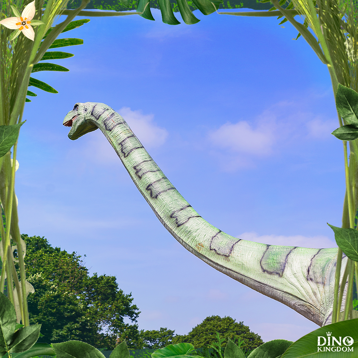 DinokingdomUk's tweet photo. Dino Kingdom is coming to Abbey Park in Leicester from May 27th to June 12th. Tickets go on sale this Wednesday at 11am!  🦕🦖🌿☀️ 
Join waitlist: https://t.co/iNqYnd2XEZ
Learn more: https://t.co/sxNzeOzcXZ 
#Dinosaurs #DinoKingdom #Leicester #AbbeyPark https://t.co/VpSwRxsBHK