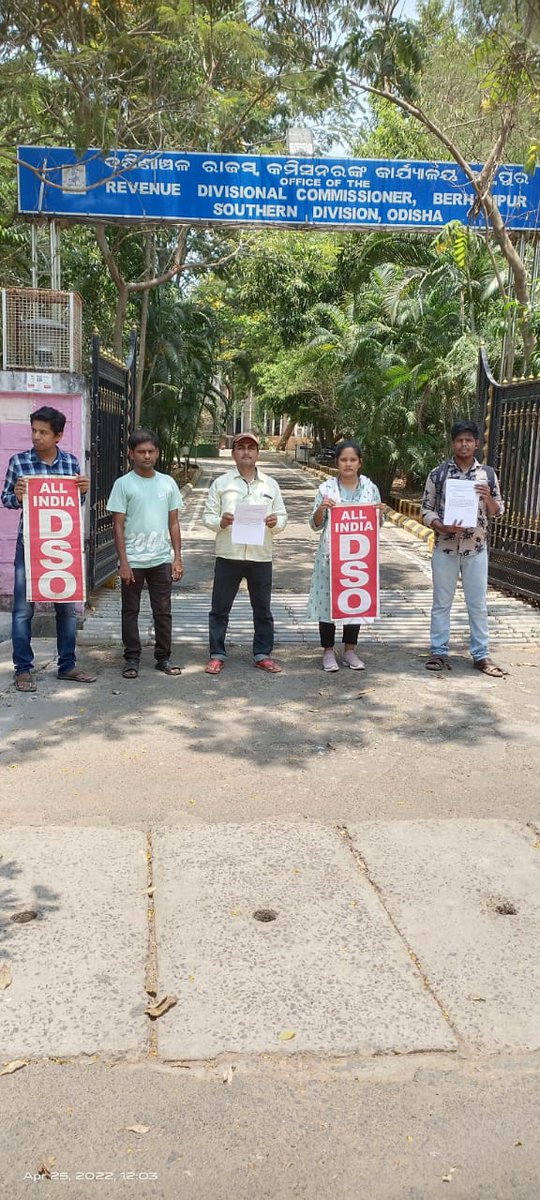 In view of the prevailing heat wave across the state summer vacation be declared immediately.#AIDSO
<a href="/CMO_Odisha/">CMO Odisha</a> <a href="/SMEOdisha/">EducationOdisha</a> <a href="/SRC_Odisha/">SRC, Govt of Odisha</a> <a href="/SecyChief/">ChiefSecyOdisha</a> <a href="/homeodisha/">Home Department, Govt. of Odisha</a> <a href="/DHE_Odisha/">Higher Education Department, Govt. of Odisha 🇮🇳</a>