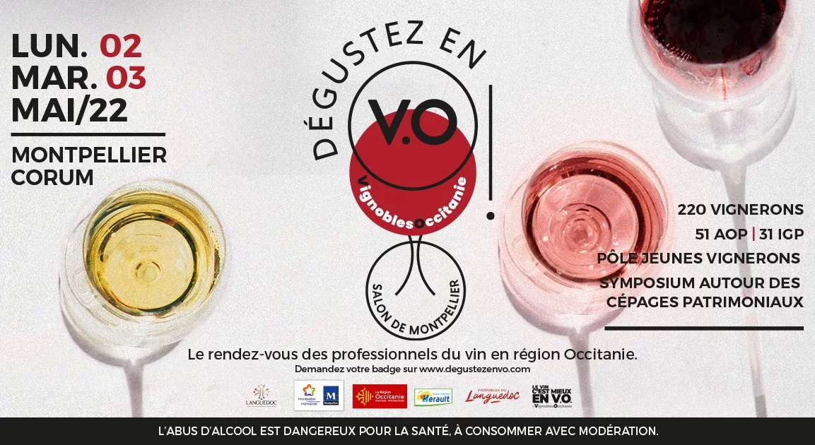 domainedelmas's tweet photo. @domainedelmas au salon Dégustez en VO.
Les vignobles d'Occitanie investissent le Corum de Montpellier le 2 &amp; 3 Mai.

#vigneron #vindulanguedoc #aoclimoux #vin #terroir #Occitanie #caviste #restaurant #bar https://t.co/Z9e268yTUR