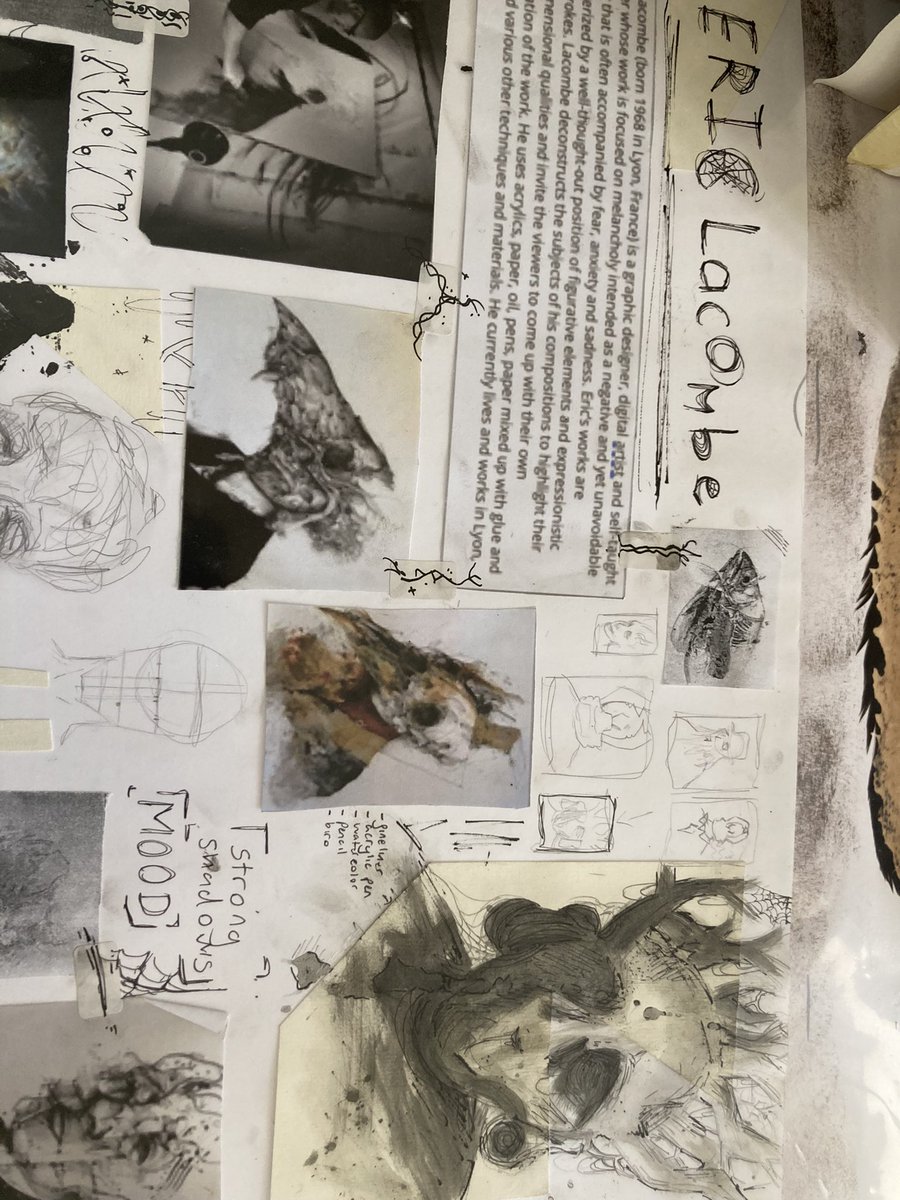 KCP_Head's tweet photo. There’s some terrific #artwork outside my study at the moment. Amazing to remember these children are only 12/13 years old. One has chosen work in the style of @eric_lacombe . #art #talent #havefuncreating #sustainedapplication https://t.co/PhK3jViMq3