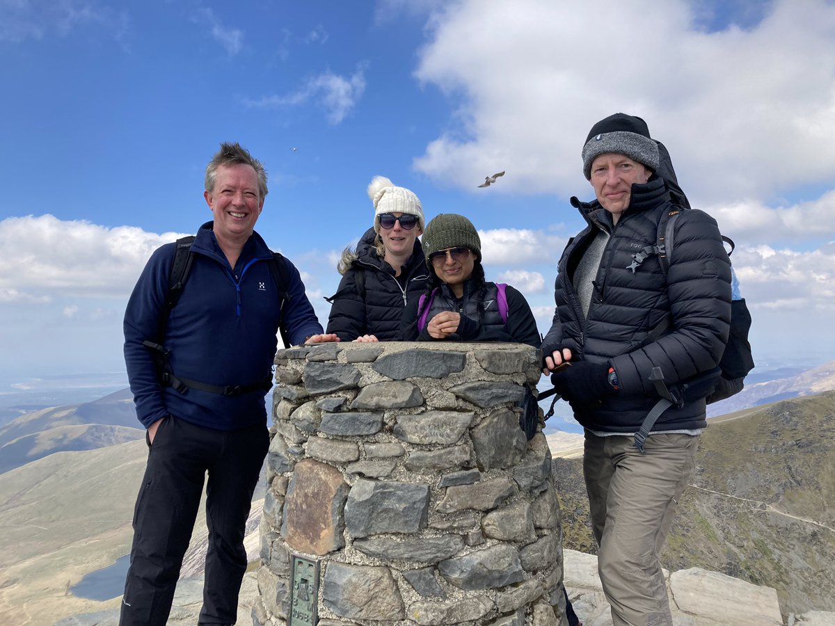 DanielleC79's tweet photo. A great day was had yesterday climbing Snowdon with the @Gorvins team for the Charity Challenge. It was very windy though! Well done to everyone who took part - @markdeverell @CarletonR2 Sunita Patel, Kelly Hurst and Almas Patankar. https://t.co/5oILbGVWec
