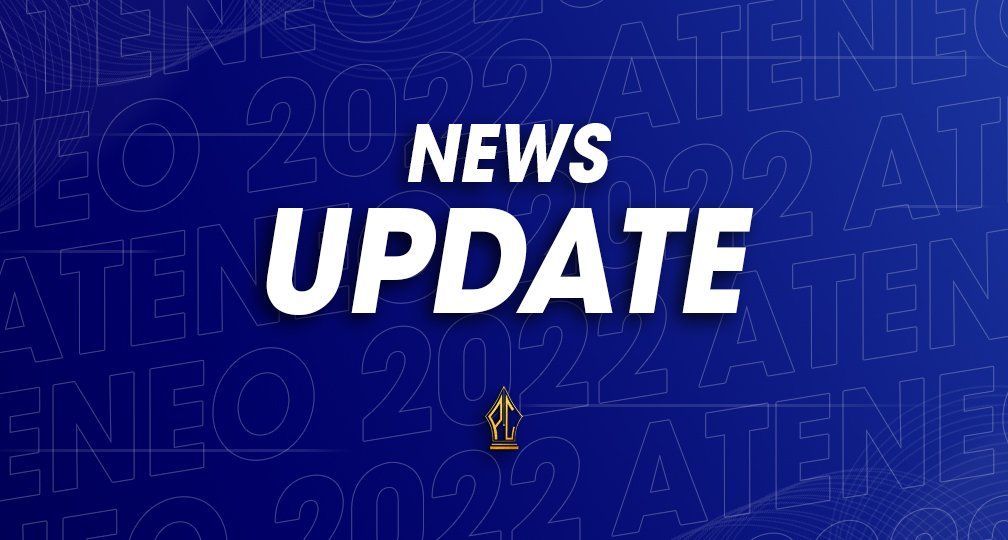 tpcacnsths's tweet photo. ADMU releases college admission results
Congratulations to all passers and applicants for Ateneo this year! 💙🦅
#PCUpdates
#PendulumChronicle https://t.co/kgk1GVEWB4