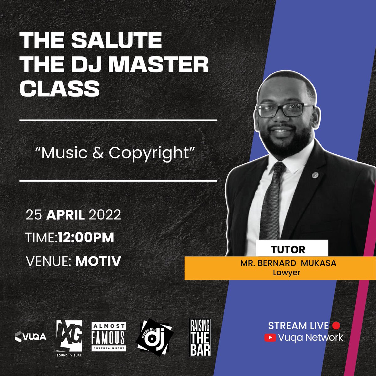 stdjug's tweet photo. The stage is set, the tutors have checked in, #STDJUG #MasterClass1 edition kicks off any time at #MOTIV opposite NWSC along the Old Portbell Road. @AlmostFamousUG @MusogaOn @MadMudokolo @TheBigPapaa @djbushbaby @mkbernz @BoazShani @Faizafabz @PyeparFaisal @beewol https://t.co/9d43s2LQ4c