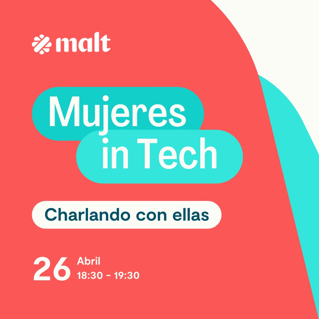 malt_Espana's tweet image. Mañana llega "Mujeres in Tech 2022"✨
A partir de las 18:30h podrás disfrutar de una mesa redonda con grandes profesionales del mundo tecnológico.
🖊️ ¡Aún estas a tiempo, regístrate! bit.ly/3Kfh3Jh
