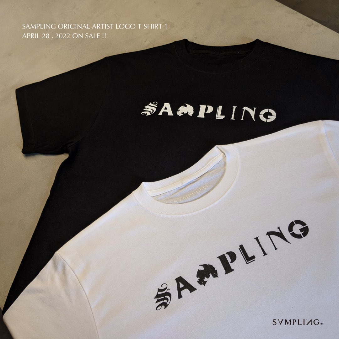 samplingtokyo's tweet photo. SAMPLING ORIGINAL ARTIST LOGO T-SHIRT 1
APRIL 28 , 2022 PM12 ON SALE !!
アーティストのイニシャルをコラージュし独自の世界観を構築。シンプルにオリジナリティを残しつつ都会的でエッジの効いたデザインになっています。
#sampling #samplingtokyo #tokyo #hiphop #rap #dance #DJ #art #Tシャツ https://t.co/nmZjwfooqz