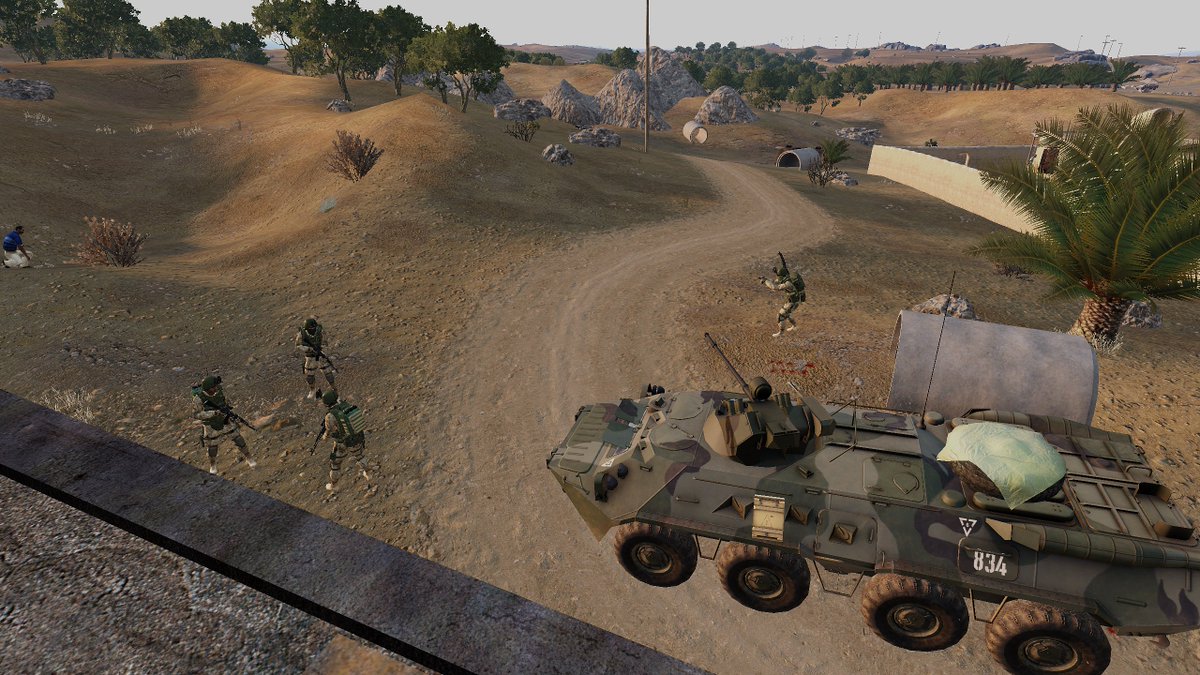 WolfCorpsGER's tweet photo. Operatsiya Sirakuzy, 23.04.22
Map: Anizay

Screenshots made by Dolph Man, Eichenlaub, Soletti and Kampfsau999.

Stream by Kampfsau999:
https://t.co/nUXR6Y83gZ

#Arma3 #Arma3Milsim https://t.co/yamJ0TbkUP