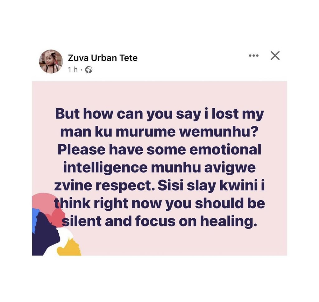 zimcelebs1's tweet photo. #ZcScandals : Tete Zuva Fires shots at
Mamagirl Aley https://t.co/wwDzsK81GC