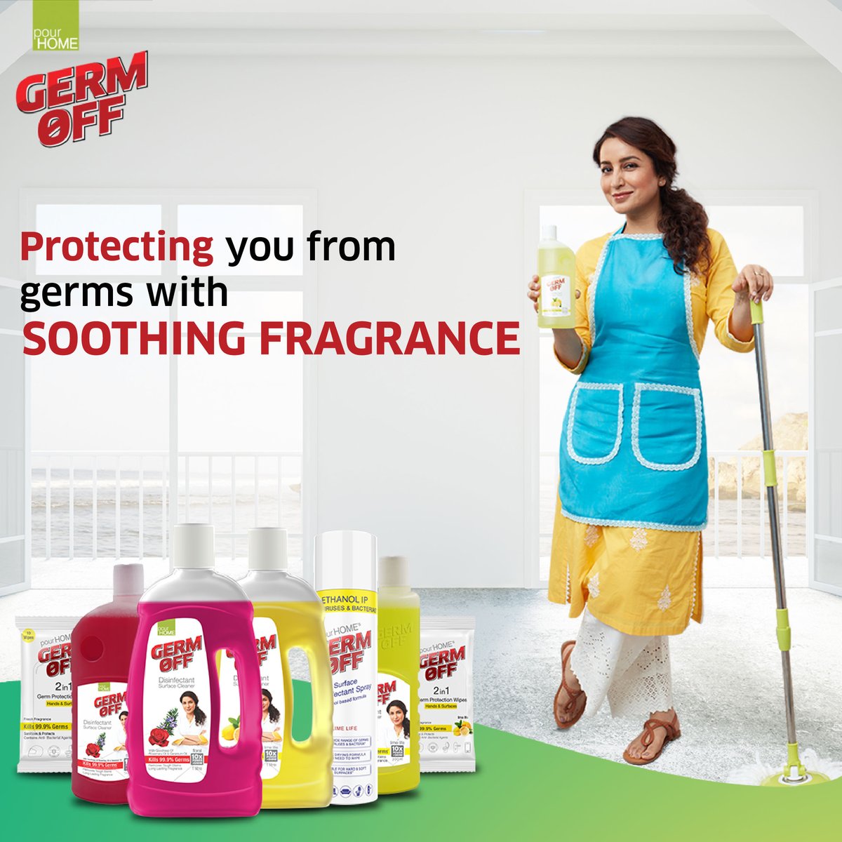 germoffofficial's tweet photo. A soothing fragrance a day keeps 99.9% germs away!
Buy Now: https://t.co/CDWfl2XaaQ
#tiscachopra #tisca #brandambassador #germoff #floorcleaner #cleaningmood #floorwipes #surfacewipes #handwipes #disinfectantcleaner #floor #shinyfloor #killsgerms #germsfree #germs #cleanhome https://t.co/fIKpXmEi2P