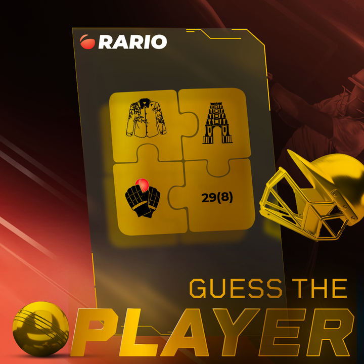 rariohq's tweet photo. 📢 GUESS THE PLAYER AND WIN EXCLUSIVE SIGNED MERCHANDISE BY CRICKET LEGENDS 📢

Follow these rules👇
✅Follow @rariohq
✅Like and RT this post
✅Share your answers in the comments
✅Tag two friends using #Rario

🥳Sign up on https://t.co/oxi2SaOmxY and get a Rario NFT free🥳 https://t.co/gk8R2PchoZ