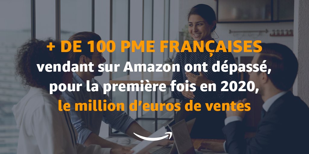 AmazonNewsFR's tweet photo. #IlsOntAccéléré 🚀 Le digital est un formidable atout pour développer son activité et augmenter ses ventes. En 2020, + de 100 PME françaises vendant sur Amazon ont dépassé, pour la 1ère fois, le million d'€ de ventes. Accélérez votre croissance 👉https://t.co/sZDifVVZbb https://t.co/WofF5cqM2G