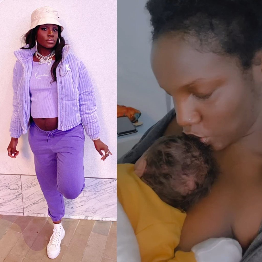 legitngnews's tweet photo. "My Greatest Hit," singer Seyi shay says as she shares her first photo with her baby girl.

Motherhood is an indescribable blessing😇

God bless your little one🙏

📸: @iamseyishay (Instagram)

#legitng #legitposts #seyishay #mondaygoodness https://t.co/x8QHcckZ41