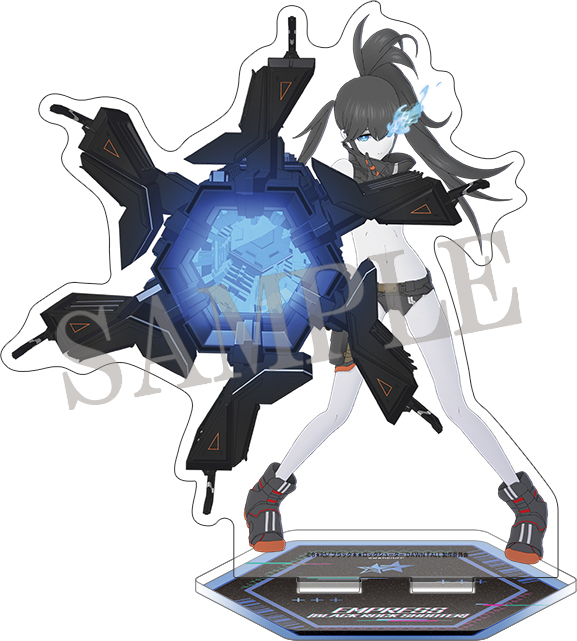 ブラック★ロックシューター アクリルスタンド 5点セット ダッシュストア発売グッズ① アクリルスタンドフィギュア #ブラック