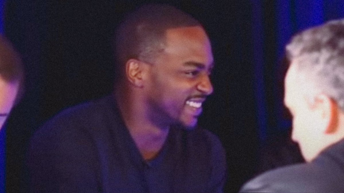 theradrady's tweet photo. How Anthony Mackie felt after Seb's Bucky was the number one answer in Avengers Feuds vs. how Sebastian Stan felt: https://t.co/WpVD42YkTm