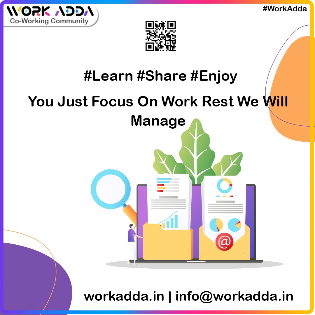 AddaWork's tweet photo. Work Adda is Coworking Space in Bhopal #workadda #bhopal #coworking #coworkingspace #officespace #commumnity #workcommunity #sharedofficespace #workcafe #cowork #followｍe #startup #workaddabhopal #bhopalcoworking #backtooffice #followme #wfh #freelance https://t.co/AkZMyn2Bab https://t.co/i4qbQfy0UW