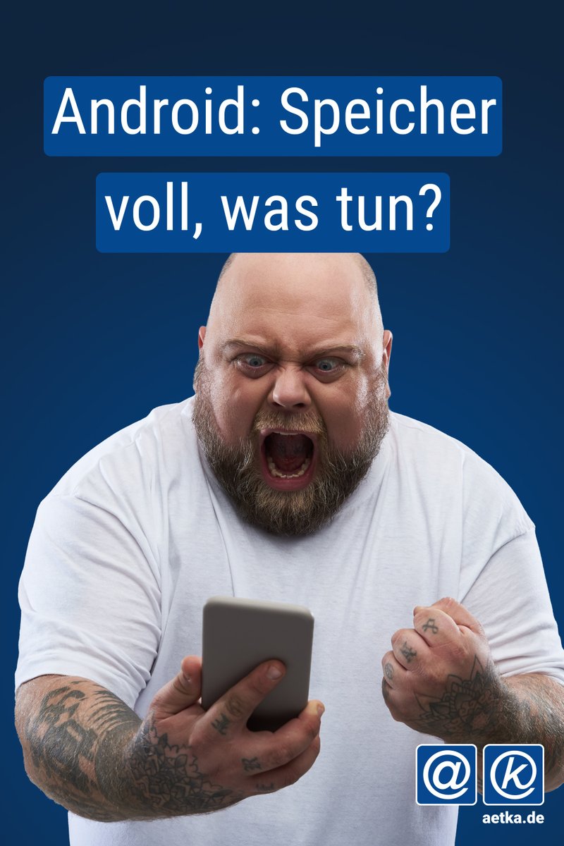aetka's tweet photo. Wir geben die ein paar kurze Tipps mit an die Hand, um etwas Platz auf Deinem Smartphone zu schaffen! Viel Spaß!

 https://t.co/FHDWA9hU6o

#aetka #wirkümmernuns #ratgeberderwoche #speicherfresser #speicherplatz https://t.co/diw0Pe3UsM
