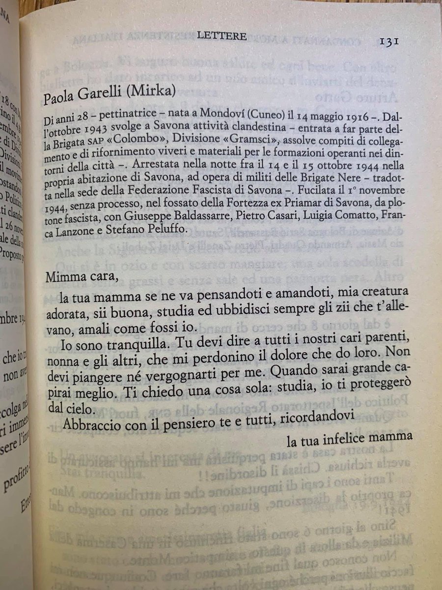 epiclove_'s tweet photo. “Lettere di condannati a morte della resistenza italiana” https://t.co/r1Bmnr8l51