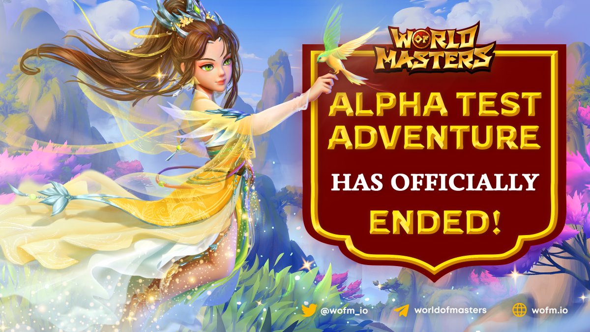 wofm_io's tweet photo. 💥 THE ALPHA TEST ADVENTURE HAS OFFICIALLY ENDED 💥

💎 We would like to inform you that the ALPHA TEST EVENT is officially closed. We appreciate your significant contribution🤌. 

👉 We will summarize and publish the Winners List as quickly as possible. 

#wofm #alphatest https://t.co/zj2DwiP0rw