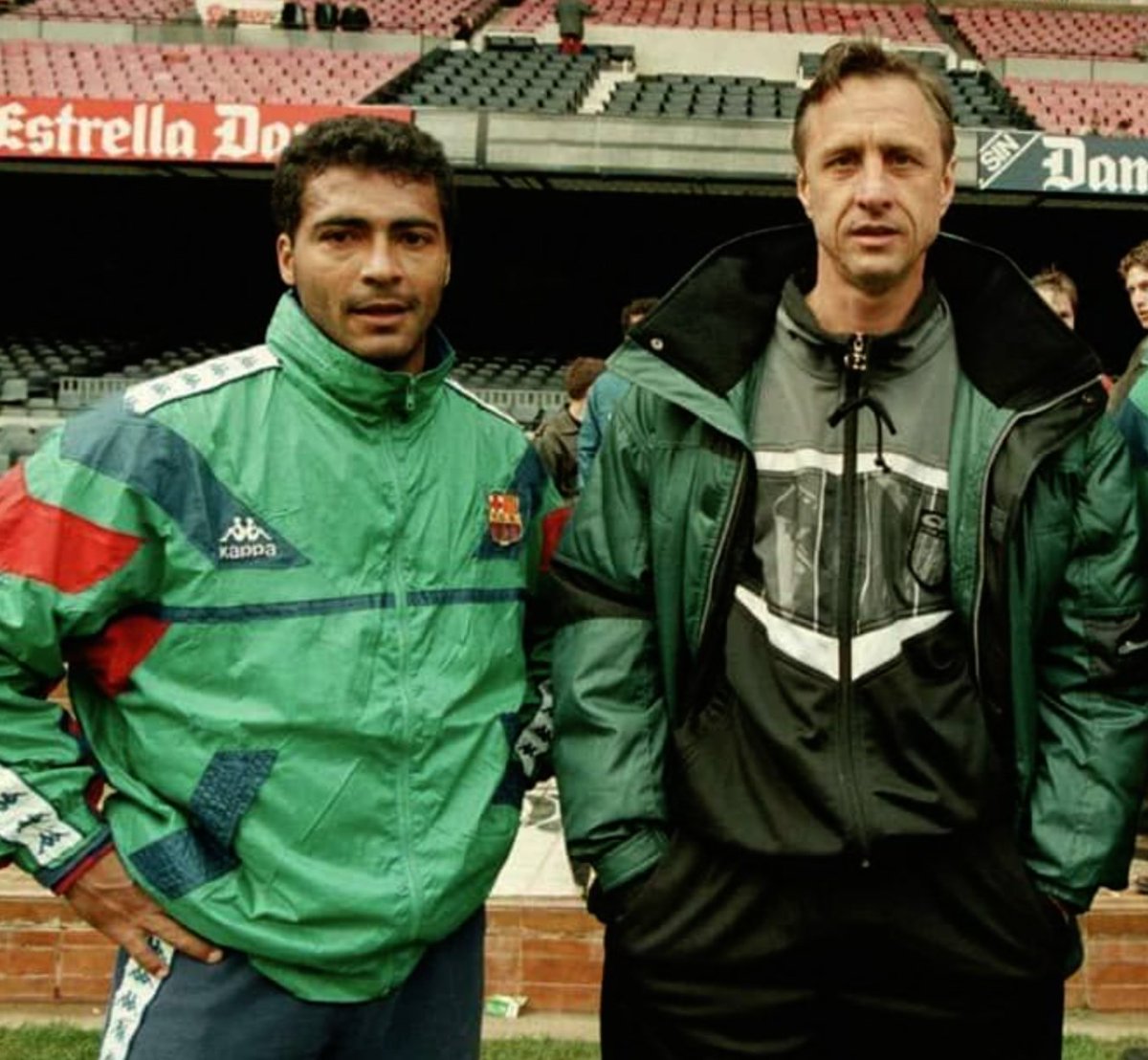 sportbible's tweet photo. Johan Cruyff 🗣: “One day Romario asked me if he could miss training to go to Brazil for carnival. I said: ‘If you score 2 goals tomorrow you can go.’ He scored twice in 20 minutes against Real Madrid and asked to be replaced. ‘Coach, my plane leaves in 1 hour.’" 😂 https://t.co/2FADjJObMa