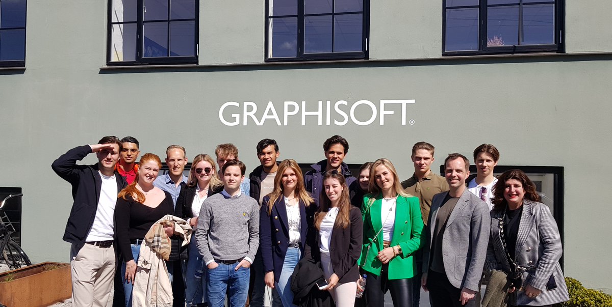 GraphisoftDK's tweet photo. Visit from The Netherlands // It was a pleasure to have a group of building engineering students from #Fontys in for a presentation of #BIM, #Archicad and #DesignLCA. https://t.co/Yx0eEPP6y9