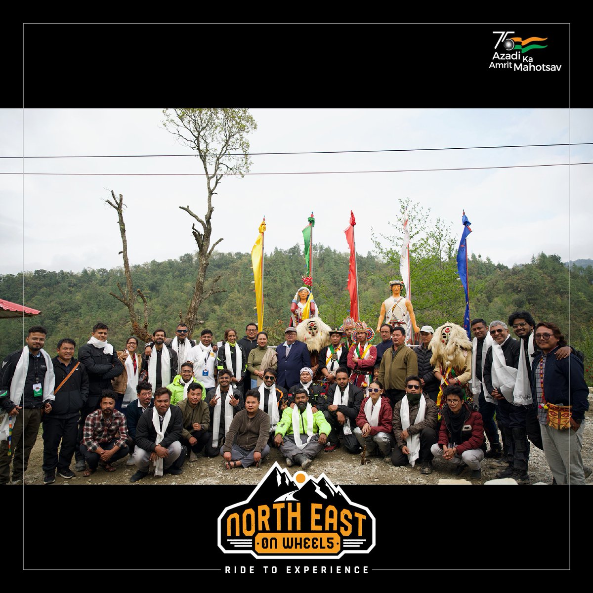 NEW_Expedition's tweet photo. A lot of interaction happened after the dance event between the riders and the local people.
@AmritMahotsav @incredibleindia
@MinOfCultureGoI @MDoNER_India
#Motorheads #NorthEastOnWheels #NewExpedition #ridetoexperience #readytoride #ridetonortheast #350ccBikes #BikingEvents https://t.co/E5WlZHdth7
