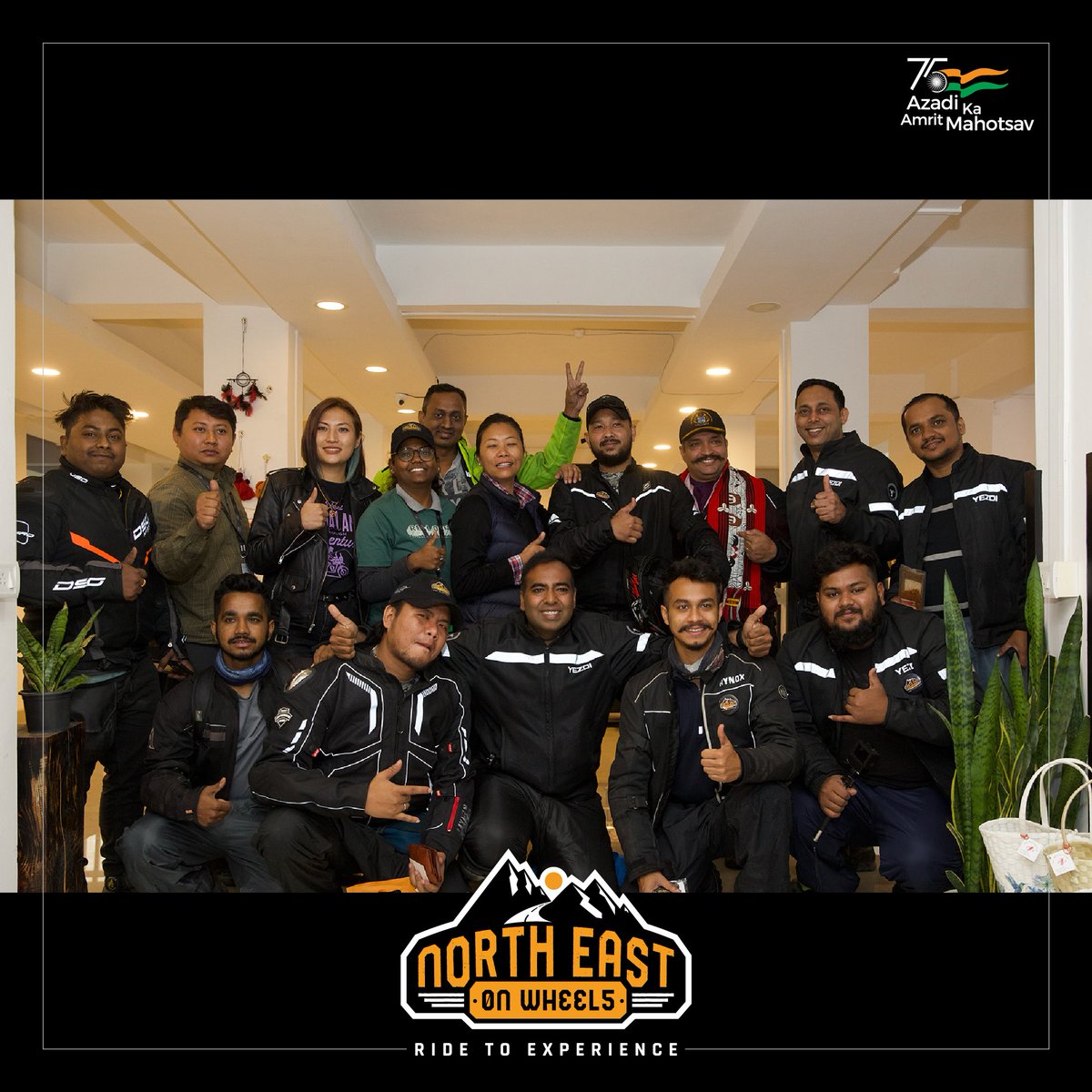 NEW_Expedition's tweet photo. A lot of interaction happened after the dance event between the riders and the local people.
@AmritMahotsav @incredibleindia
@MinOfCultureGoI @MDoNER_India
#Motorheads #NorthEastOnWheels #NewExpedition #ridetoexperience #readytoride #ridetonortheast #350ccBikes #BikingEvents https://t.co/E5WlZHdth7