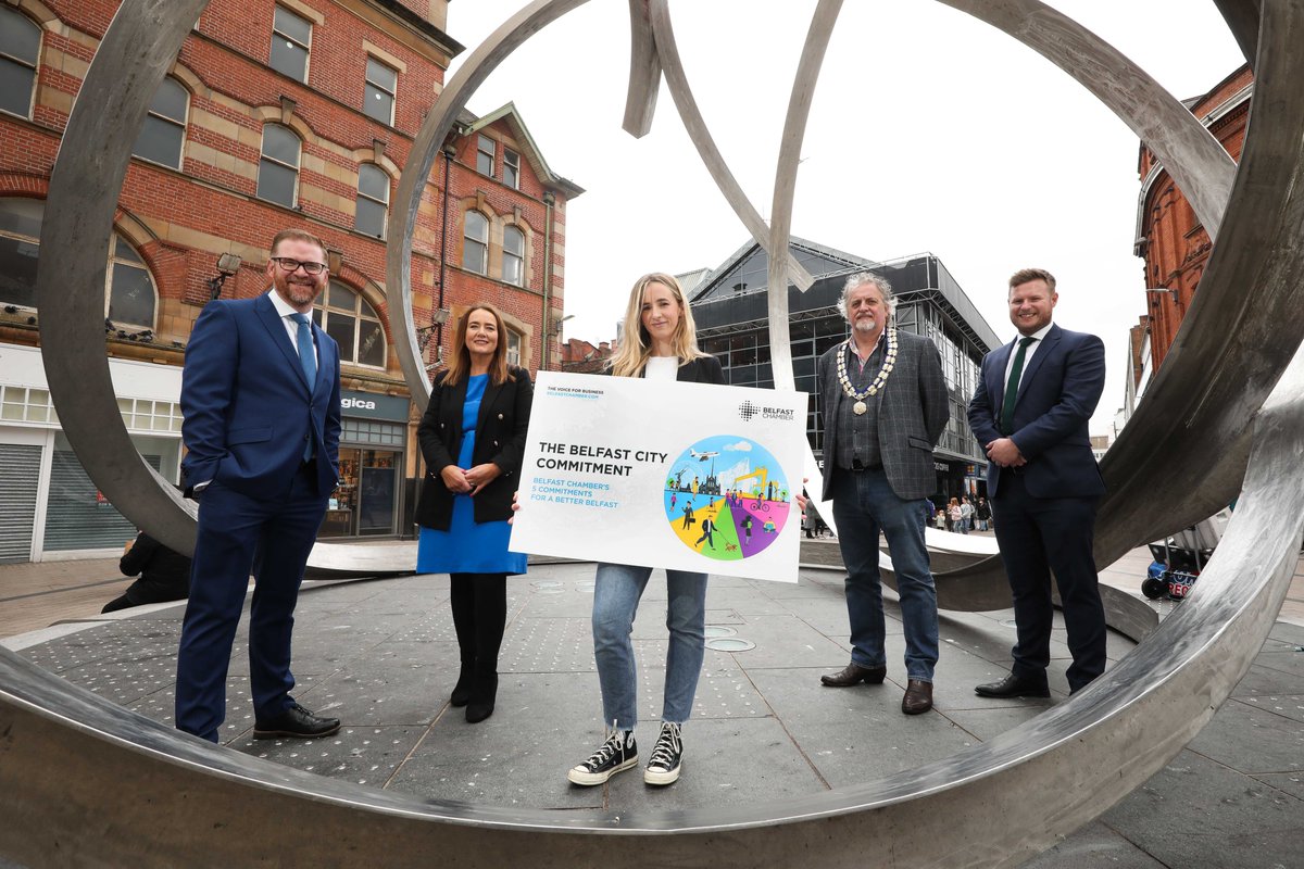 Belfast Chamber has today launched its ‘Belfast City Commitment’ which calls on Assembly candidates and a newly restored Executive to pledge to take 5 key steps after the election to build an even better Belfast and help boost the entire region’s economy belfastchamber.com/app/uploads/20…