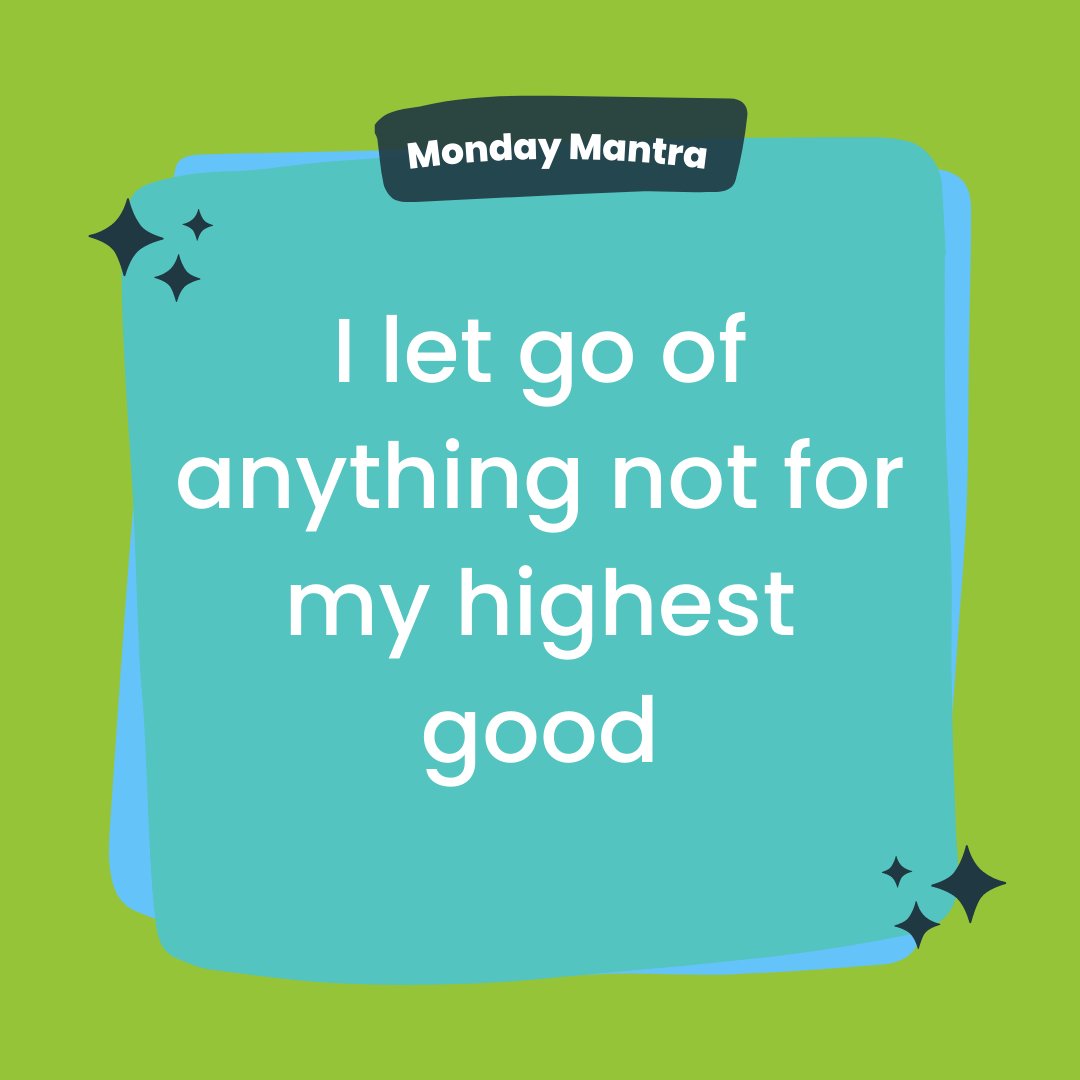 FitQuid's tweet photo. Let's start the week right!
We’re often very hard on yourselves and focus on the bad and negative. It’s important to let go of the past/things you can’t change and focus on the present.
#mentalhealth #FitQuid #wellbeing #mantramonday #mantra #affirmations   #affirmationoftheday https://t.co/Fe4FJwwWJG