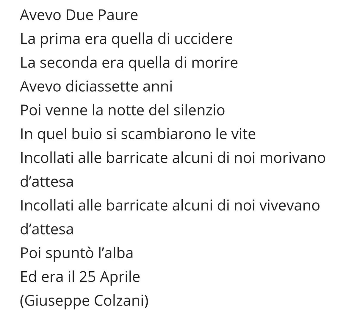 Buon 25 aprile 💚🤍❤️ #25Aprile #LiberaMente