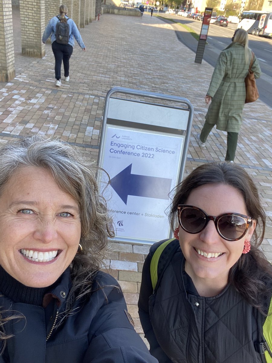 We made it to the conference! #CITSCI2022DK #weatherblur #MMSA #Denmark