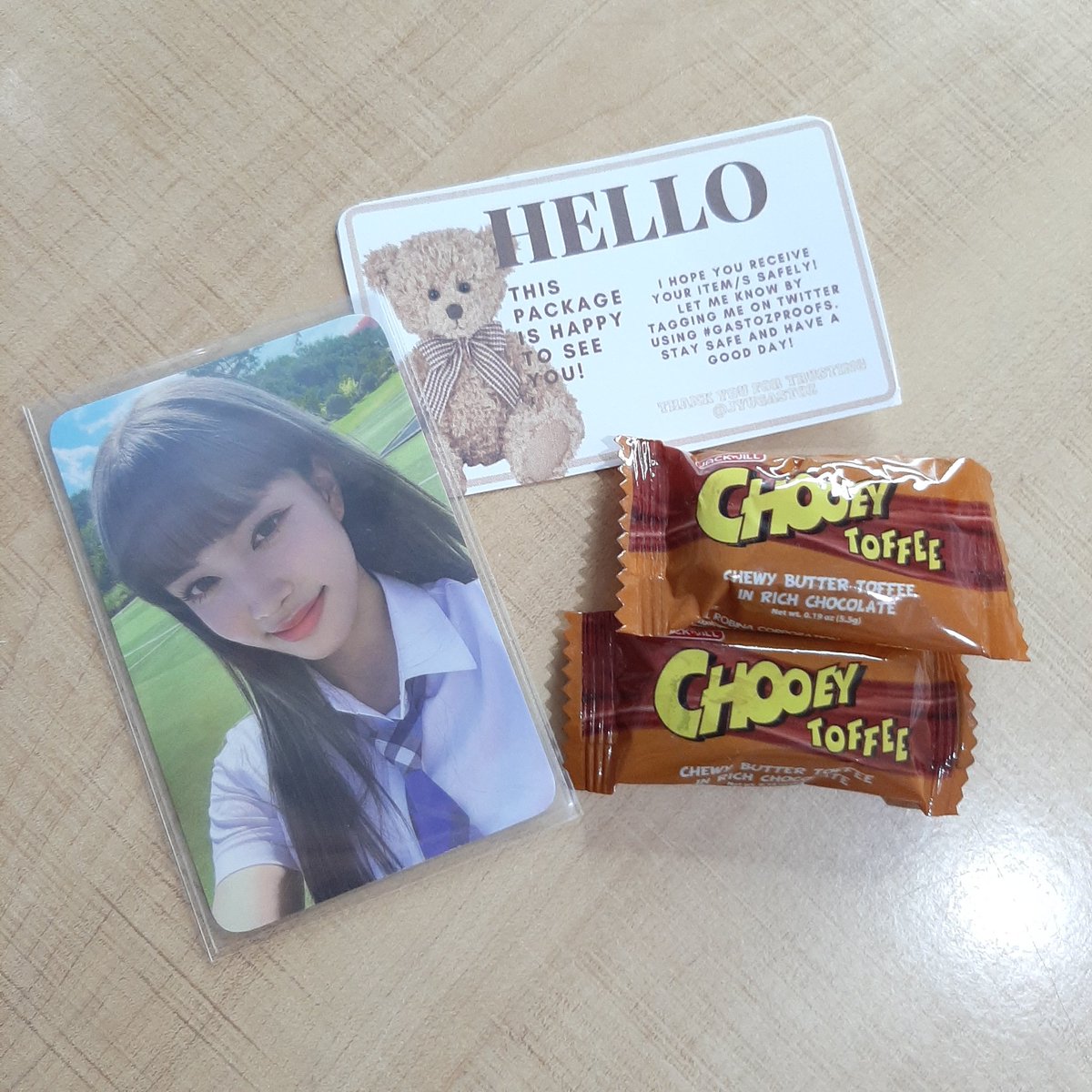 lovehsnj's tweet photo. โก first yoon pc ><
thank u so much @jyugastoz for letting me adopt yoon ! she arrived safely and thank u for the freebies~ till the next one ^_^
#gastozproofs https://t.co/L4gWRlr6bA