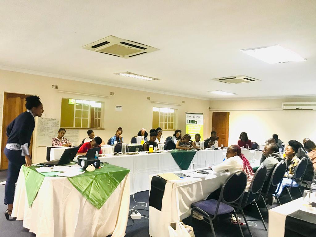 tagalife's tweet photo. Today, Godess Bvukutwa training the young women and girls on "Young women in Governance and Democracy." It is important for young women and girls to participate in politics, as it facilitates women's direct engagement in public. @GlobalFundWomen @awdf01 @Nyarimash
#LEMHster https://t.co/sqAPyuxYgB